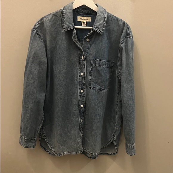 Madewell Tops - Madewell Blue Casual Button Down Shirt
